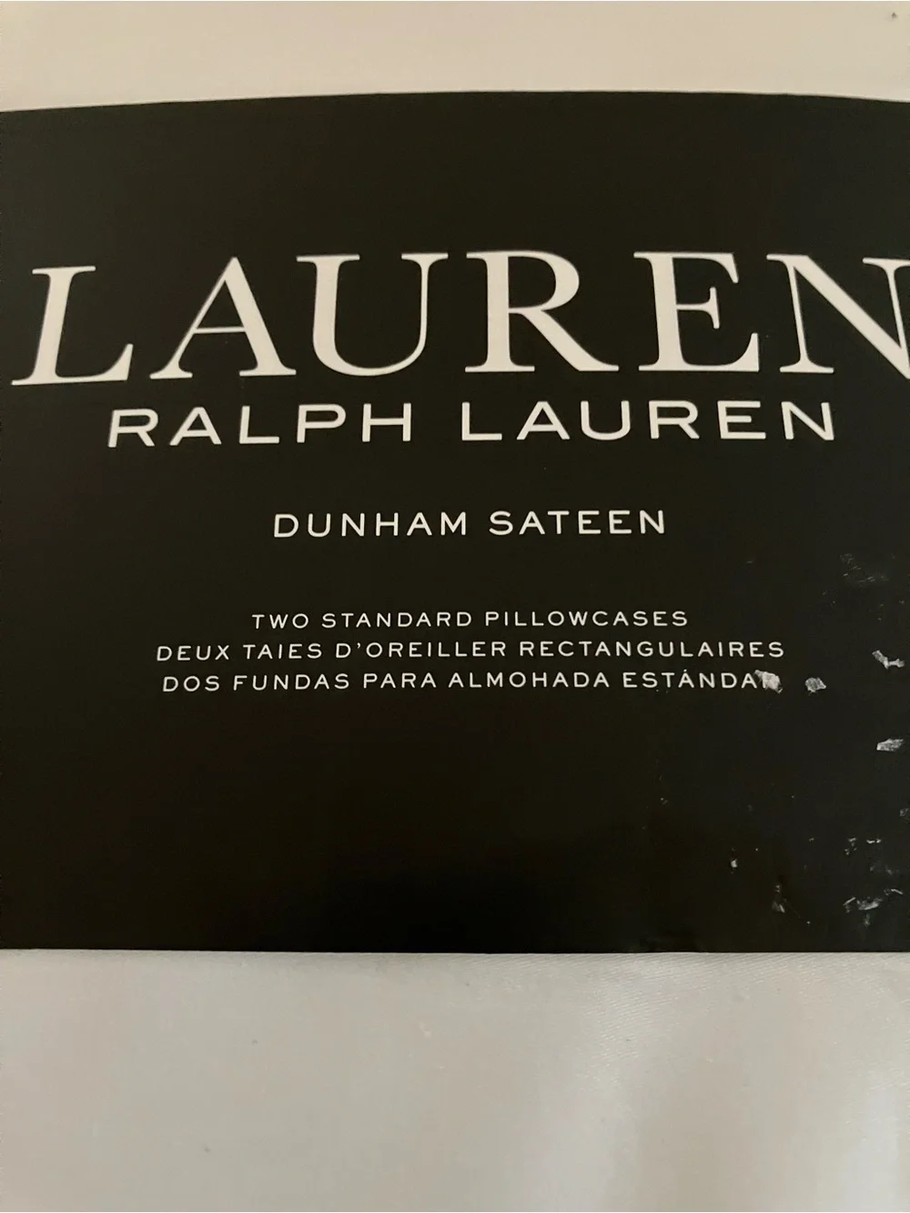 Ralph Lauren - White Dunham Sateen Pillowcases NWT